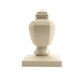 LMT 1351NA 5" x 5" Sq. Coachman Vinyl Post Cap - Almond
