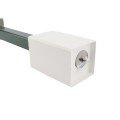 LMT Blu-Mount Angle Wizard 5" Sq. x 36" Heavy-Duty Surface Mount IBC-Compliant Post Mount for Vinyl Railing Posts With PVC Top Leveling Guide - 1366G