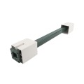 LMT Blu-Mount Angle Wizard 5" Sq. x 36" Heavy-Duty Surface Mount IBC-Compliant Post Mount for Vinyl Railing Posts With PVC Top Leveling Guide - 1366G