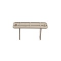 LMT 1374-KHAKI 2" Squar Vinyl Rail Pergola Rafter Cleat Clip - Khaki (EndCaps)