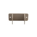 LMT 1374-KHAKI 2" Squar Vinyl Rail Pergola Rafter Cleat Clip - Khaki (EndCaps)