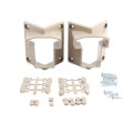 LMT 1387-KHAKI 45 Degree T-Rail Handrail Vinyl Bracket Kit For Vinyl Railing - Khaki