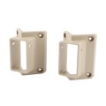 LMT 1388-ALMOND 2" x 3 1/2" 45 Degree Handrail Vinyl Bracket Kit - Almond 