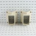 LMT 1388-ALMOND 2" x 3 1/2" 45 Degree Handrail Vinyl Bracket Kit - Almond 