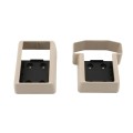 LMT 1394-ALMOND T-Rail Covered Handrail Bracket Kit For Vinyl Railing (2 Piece) - Almond