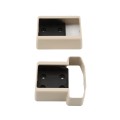 LMT 1394-ALMOND T-Rail Covered Handrail Bracket Kit For Vinyl Railing (2 Piece) - Almond