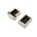 LMT 1394-ALMOND T-Rail Covered Handrail Bracket Kit For Vinyl Railing (2 Piece) - Almond