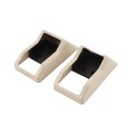 LMT 1395-ALMOND 2" x 3 1/2" Covered Handrail Bracket Kit For Vinyl Railing (2 Piece) - Almond