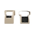 LMT 1396-ALMOND T-Rail Covered Handrail Stair Bracket Kit For Vinyl Railing (2 Piece) - Almond