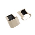 LMT 1396-ALMOND T-Rail Covered Handrail Stair Bracket Kit For Vinyl Railing (2 Piece) - Almond