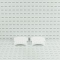 LMT 1400-WHITE T-Rail Covered Handrail Bracket Column Adapter Kit - White