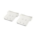 LMT 1400-WHITE T-Rail Covered Handrail Bracket Column Adapter Kit - White