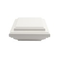 LMT 1415W 8" x 8" New England Vinyl Post Cap - White