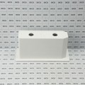 1 3/4" x 7" x 4" Nexus Pocket Rail Vinyl Fence Gate Socket (White) - LMT 1423-WHITE