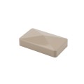2" x 3 1/2" External Vinyl End Cap (2.008" x 3.508" Outside Dimension) - LMT 1426-KHAKI