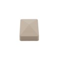 2" x 3 1/2" External Vinyl End Cap (2.008" x 3.508" Outside Dimension) - LMT 1426-KHAKI