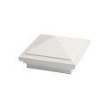 LMT 1431W 4" x 4" Sq Princeton Vinyl Post Cap - White