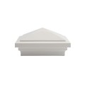 LMT 1431W 4" x 4" Sq Princeton Vinyl Post Cap - White