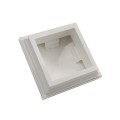 LMT 1431W 4" x 4" Sq Princeton Vinyl Post Cap - White