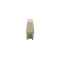 LMT 7/8" x 1 1/2" (0.770" x 2.880" ID) Dog Ear Vinyl Picket Cap for Vinyl Fence Posts (Almond) - 1442NA