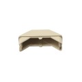 LMT 7/8" x 1 1/2" (0.770" x 2.880" ID) Dog Ear Vinyl Picket Cap for Vinyl Fence Posts (Almond) - 1442NA