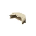 LMT 7/8" x 1 1/2" (0.770" x 2.880" ID) Dog Ear Vinyl Picket Cap for Vinyl Fence Posts (Almond) - 1442NA