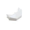 LMT 7/8" x 1 1/2" (0.770" x 2.880" ID) Dog Ear Vinyl Picket Cap for Vinyl Fence Posts (White) - 1442W (PicketCaps)