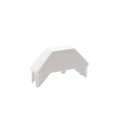 LMT 7/8" x 1 1/2" (0.770" x 2.880" ID) Dog Ear Vinyl Picket Cap for Vinyl Fence Posts (White) - 1442W (PicketCaps)