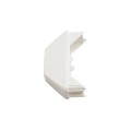 LMT 7/8" x 1 1/2" (0.770" x 2.880" ID) Dog Ear Vinyl Picket Cap for Vinyl Fence Posts (White) - 1442W (PicketCaps)
