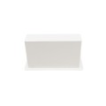 2" x 8" x 5" Vinyl Fence Gate Socket (White) - LMT 1466-WHITE