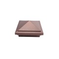 3.625" (3 5/8" x 3 5/8") Haven Style Vinyl Post Cap for 4" x 4" Wood Post - Antique Copper