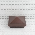 3.625" (3 5/8" x 3 5/8") Haven Style Vinyl Post Cap for 4" x 4" Wood Post - Antique Copper