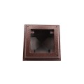 3.625" (3 5/8" x 3 5/8") Haven Style Vinyl Post Cap for 4" x 4" Wood Post - Antique Copper