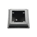 3.625" (3 5/8" x 3 5/8") Haven Style Vinyl Post Cap for 4" x 4" Wood Post - Antique Gray