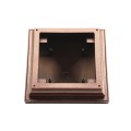 4" x 4" Haven Style Vinyl Post Cap - Antique Copper