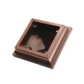 4" x 4" Haven Style Vinyl Post Cap - Antique Copper
