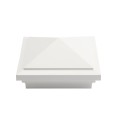 4" X 4" Haven Style Vinyl Post Cap for Vinyl Fence and Railing (White) (PostCaps)