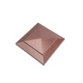 3.625" (3 5/8" x 3 5/8") Cape May Style Vinyl Post Cap for 4" x 4" Wood Post - Antique Copper
