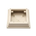 4" X 4" Cape May Style Vinyl Post Cap for Vinyl Fence and Railing (Almond)