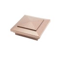 4" x 4" Cape May Style Vinyl Post Cap - Antique Copper