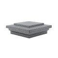 4" x 4" Cape May Style Vinyl Post Cap - Antique Gray