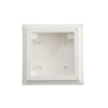 4" X 4" Cape May Style Vinyl Post Cap for Vinyl Fence and Railing (White)