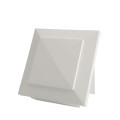 4" X 4" Cape May Style Vinyl Post Cap for Vinyl Fence and Railing (White)