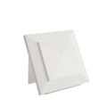 4" X 4" Cape May Style Vinyl Post Cap for Vinyl Fence and Railing (White)