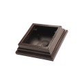 4" x 4" Neptune Style Vinyl Post Cap - Antique Brown