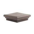 4" x 4" Neptune Style Vinyl Post Cap - Antique Brown