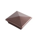 4" x 4" Neptune Style Vinyl Post Cap - Antique Copper