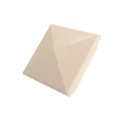 4" X 4" Neptune Style Vinyl Post Cap for Vinyl Fence and Railing (Beige)