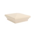 4" X 4" Neptune Style Vinyl Post Cap for Vinyl Fence and Railing (Beige)