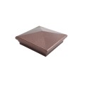 5" x 5" Neptune Style Vinyl Post Cap - Antique Copper